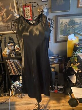 Vintage rampage black micro mini dress